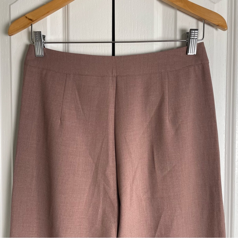NWOT Altar’d State Wide Leg Pleated Trouser Pants Women’s S Mauve Lightweight - Picture 8 of 15